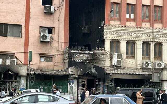 Fire disaster in hospital in Egypt 3 dead many injured