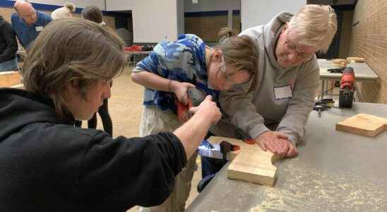 Gathering built stools and relationships