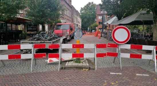 Many roadworks in Utrecht see here where it is better