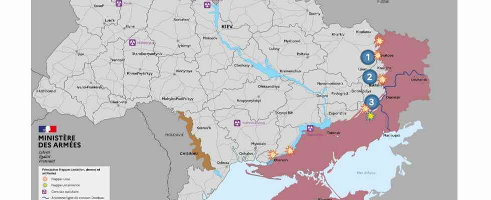 Maps of the war in Ukraine the evolution month by