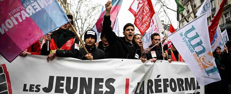 Pensions these young revolutionaries who oppose the reform