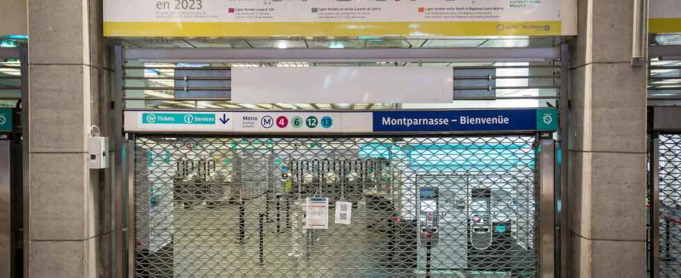 RATP strike metro RER and bus disruptions on Tuesday February