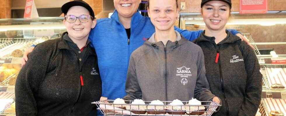 Sarnia Special Olympian thanks Tim Hortons for campaign