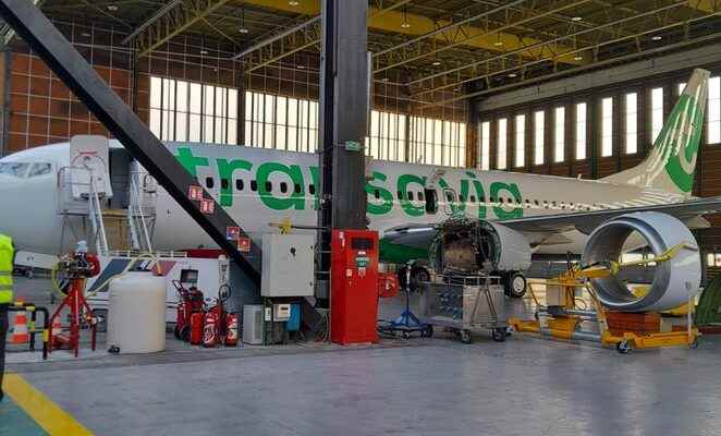 Transavia is there a female pilot on the plane