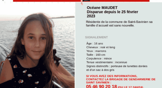 disappeared in Charente Maritime where is she