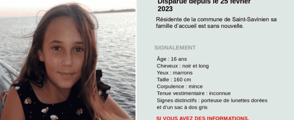 disappeared in Charente Maritime where is she