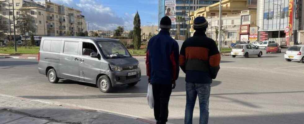 in Oran the roundabouts of hope for African migrants