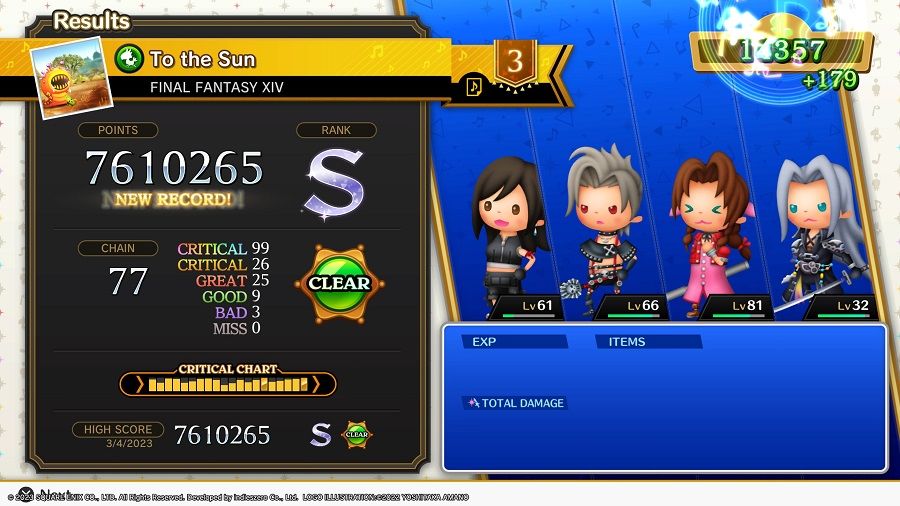 Theatrhythm Final Bar Line review