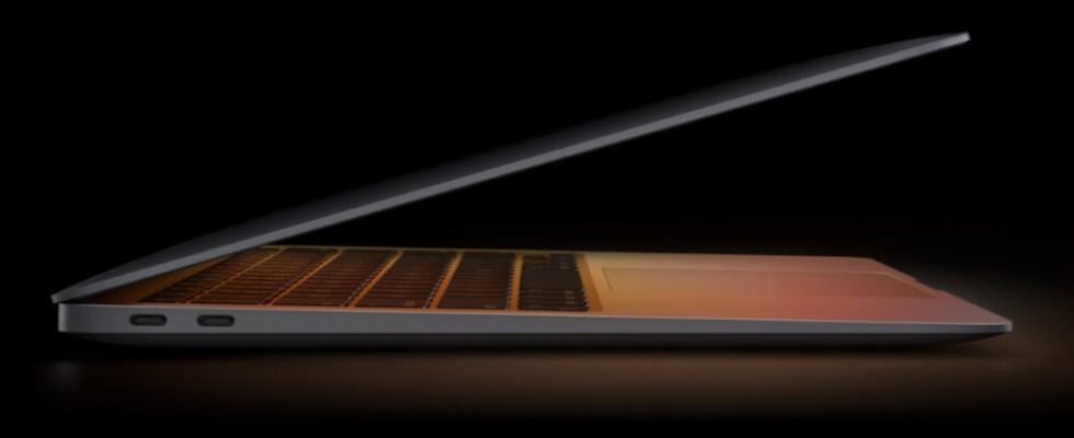 Apples MacBook Air with M1 chip is faster and quieter