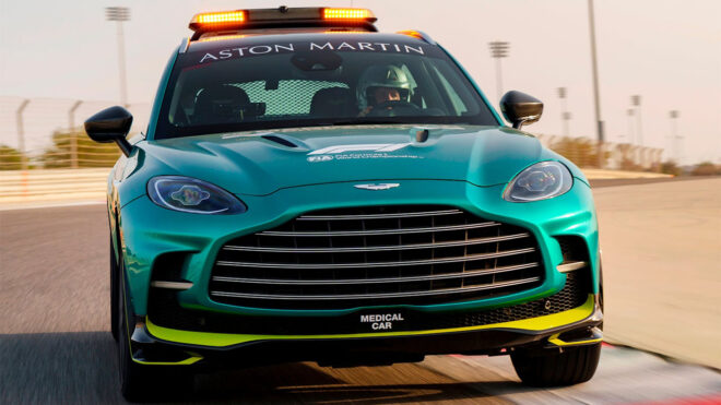 Aston Martin unveils new Formula 1 medical vehicle