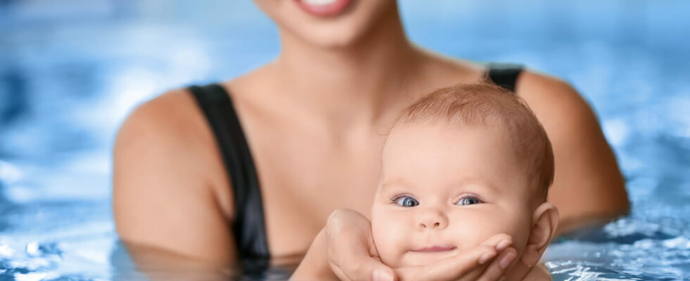 Baby swimmer at what age course of the sessions