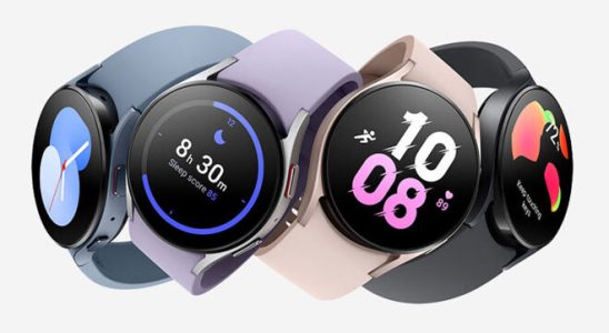 Battery information for the Samsung Galaxy Watch6 series is on