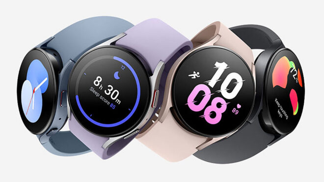 Battery information for the Samsung Galaxy Watch6 series is on