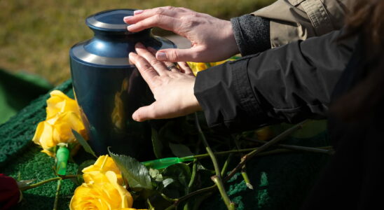 Burial of ashes definition forest cemetery at home