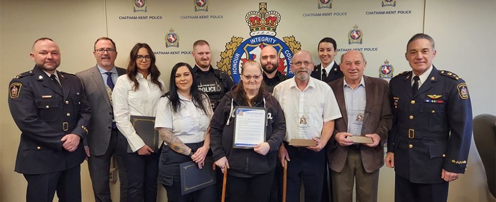 Chatham Kent police chief commends individuals who helped burning man amid