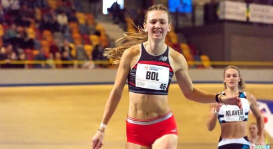 Femke Bol without any problems at the European Indoor Championships