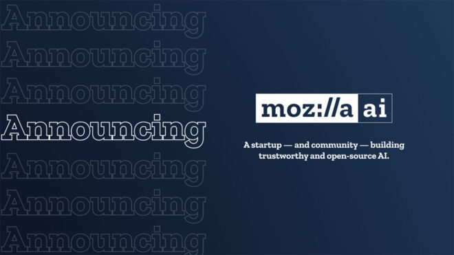 Founded by Mozilla specifically for artificial intelligence Mozillaai