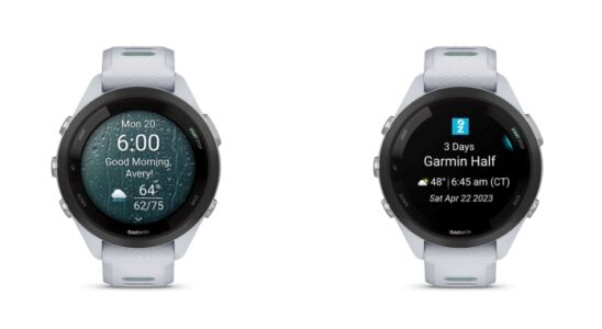 Garmin Forerunner 265 Forerunner 265S Watches Available