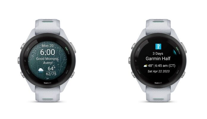 Garmin Forerunner 265 Forerunner 265S Watches Available