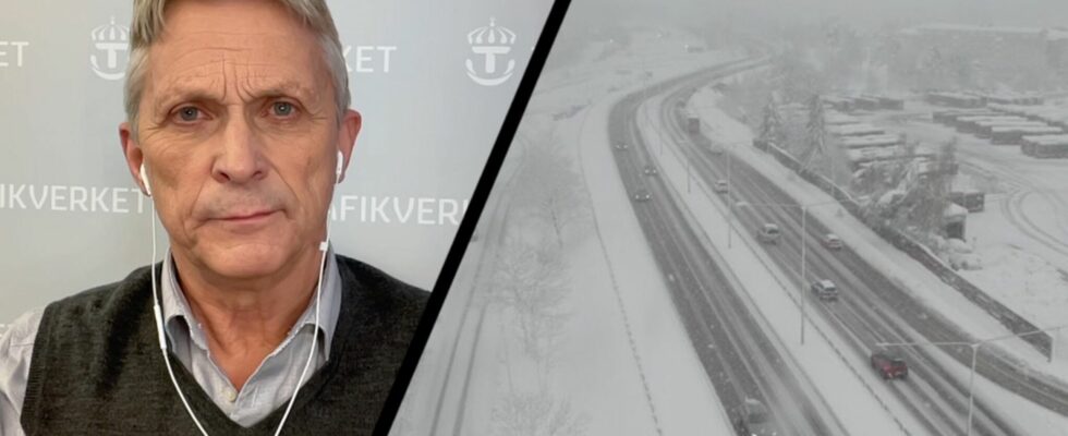 Live report on the snowstorm in Sweden