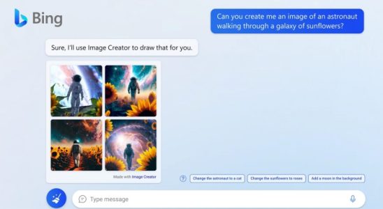 Microsoft introduced Bing Image Creator powered by artificial intelligence