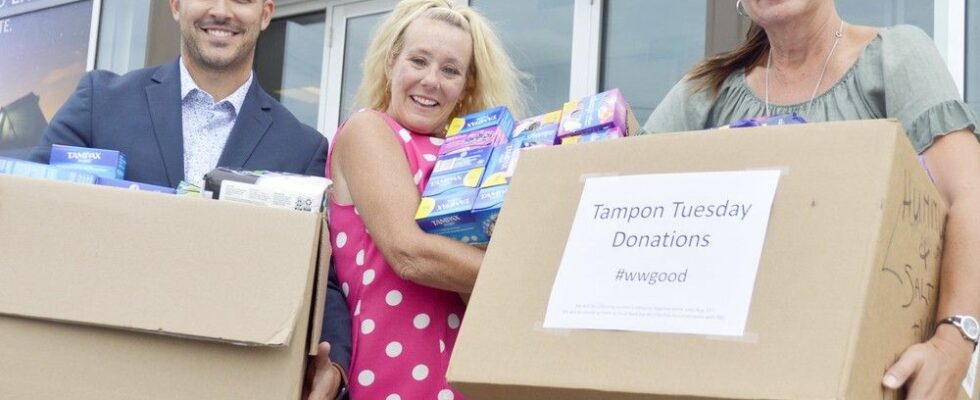 Monthly Tampon Tuesday events resuming in Sarnia