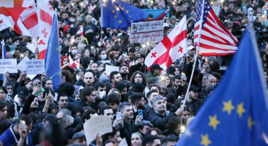 New protests in Georgia police fire tear gas