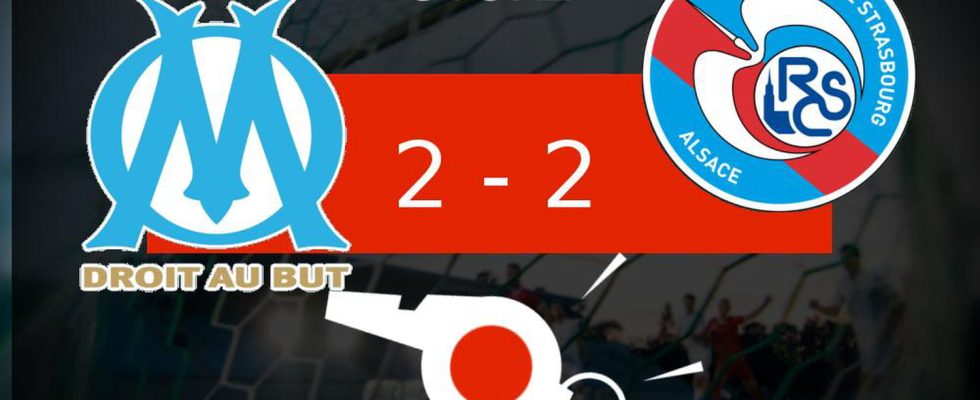 OM Strasbourg draw summary of the match