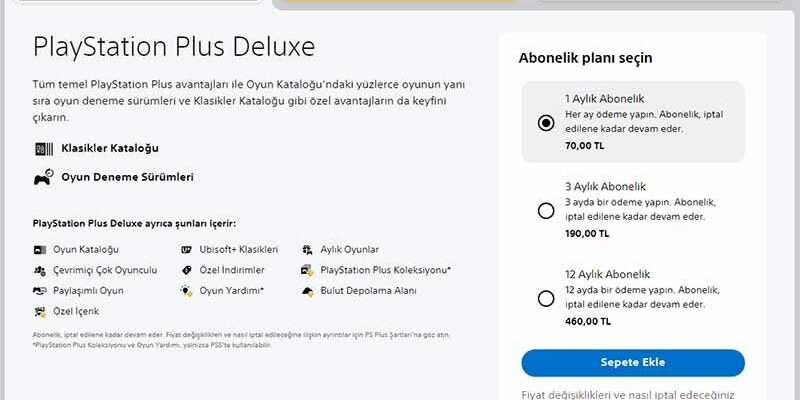PlayStation Plus discounts are valid everywhere except Turkey