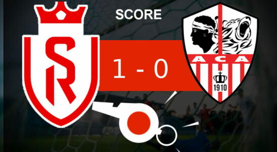 Reims AC Ajaccio 26th day a match with a