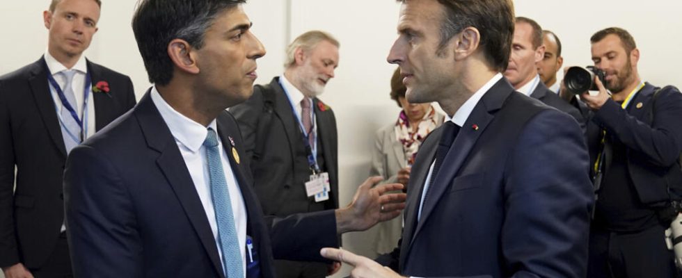 Rishi Sunak received by Emmanuel Macron for a Franco British reconnection