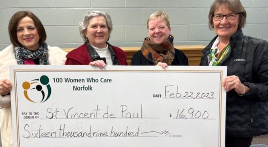 St Vincent de Paul gets 16900 from 100 Women Who