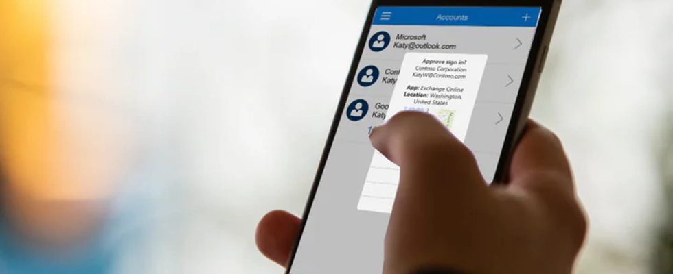 The Outlook mobile application will soon integrate a secure identification