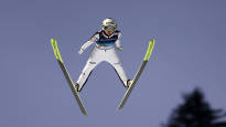 The women are making history in ski jumping today