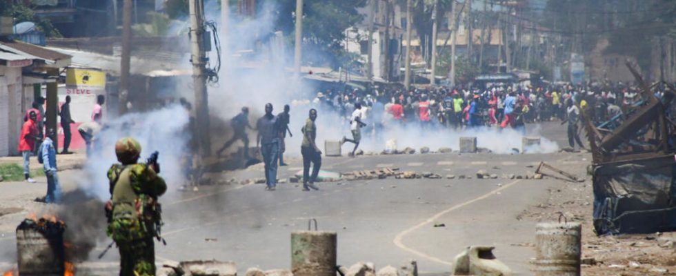 Third protest in ten days by supporters of Raila Odinga