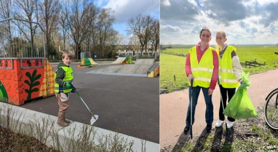 Thousands of volunteers in the province of Utrecht pick litter