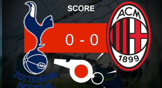 Tottenham AC Milan no winner in the round of