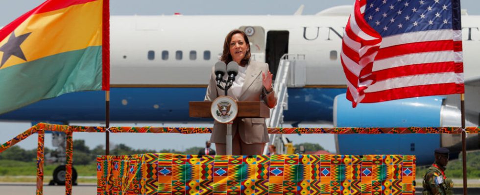 US Vice President Kamala Harris very excited about Africas future