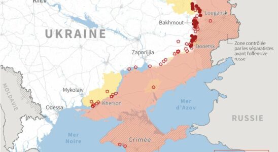 Ukraine the city of Bakhmout is virtually surrounded according to