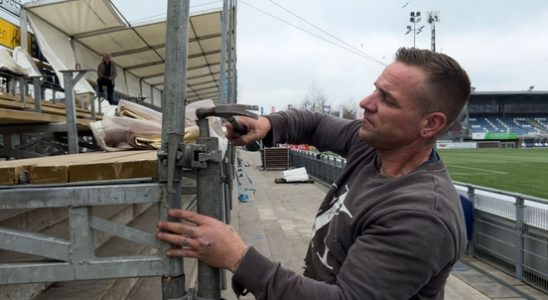 VAR cameras and extra grandstand Spakenburg stadium prepared for the