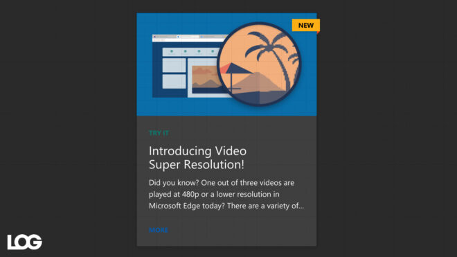 Video Super Resolution announced for Microsoft Edge