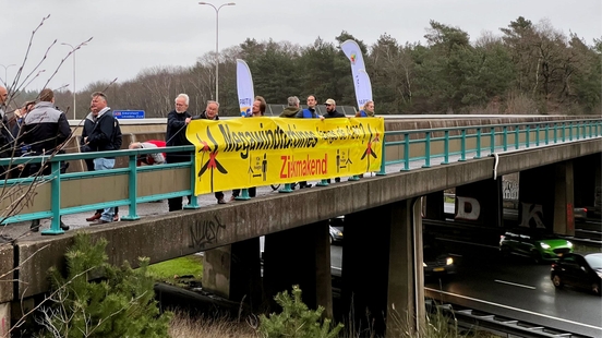 Windmill protest at A28 Wind turbines make people sick with