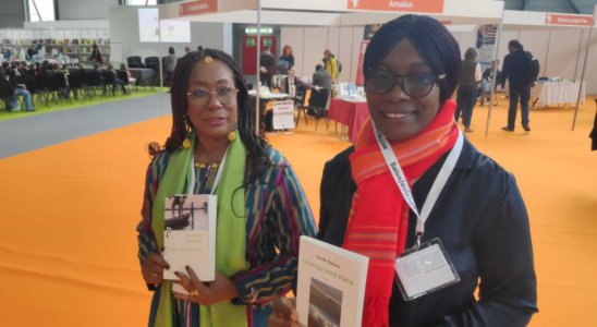 Yvette Balana and Antoinette Tidjani Alou at the Geneva Book