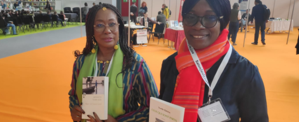 Yvette Balana and Antoinette Tidjani Alou at the Geneva Book