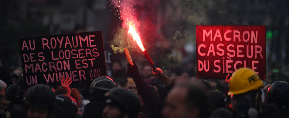 after a historic mobilization the unions appeal to Emmanuel Macron