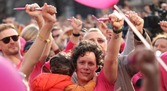 anti Meloni demonstration in Milan to defend the rights of homoparental