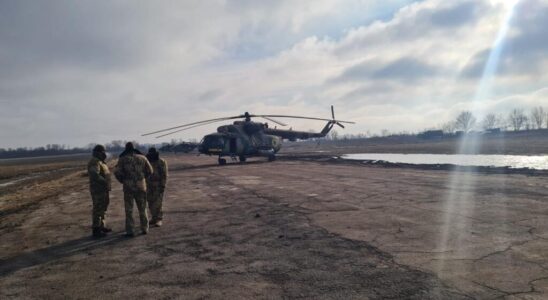 in the Kramatorsk region meeting with a helicopter brigade