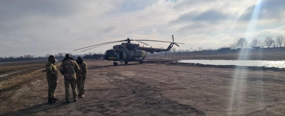 in the Kramatorsk region meeting with a helicopter brigade