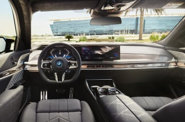 fastest electric bmw car interior