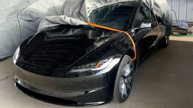 Tesla Model 3 2024 leak photo